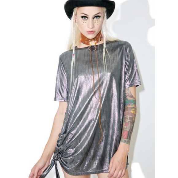 Dolls Kill Tops - Cheap Monday brand lurex top